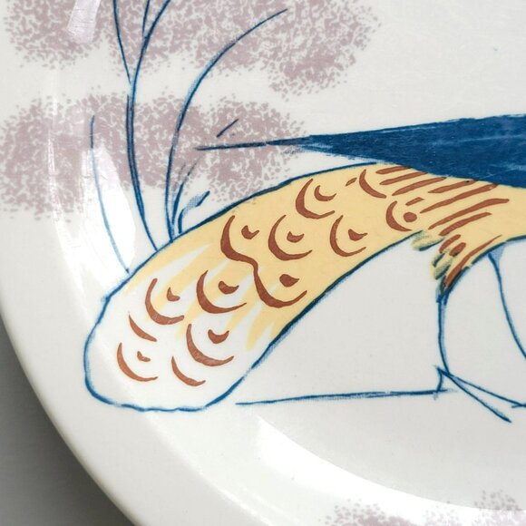 Vintage Homer Laughlin Chownings Tavern Dinner Plate Peacock Restaurant Ware USA - Picture 4 of 12